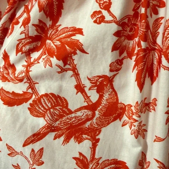 Anthropologie Somerset Maxi dress in Red and White floral pattern. - Picture 5 of 6